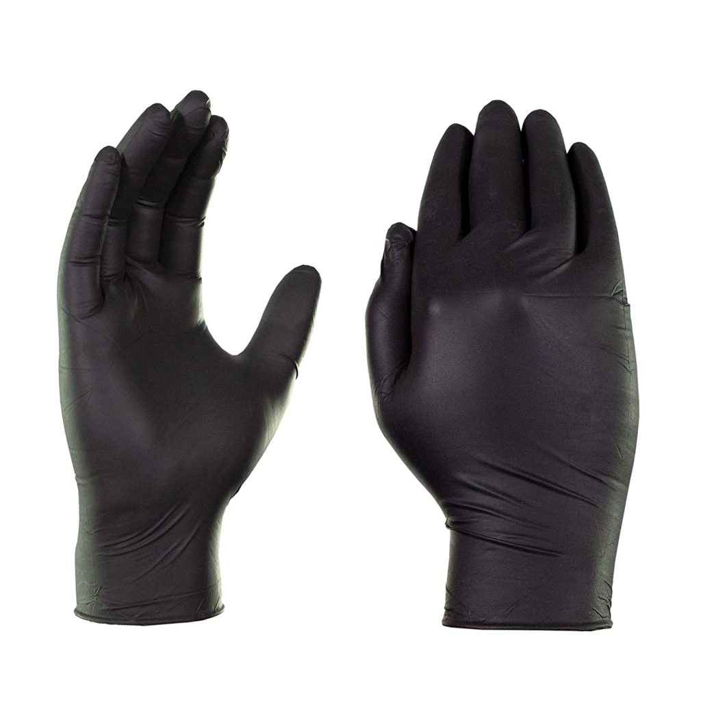 Black Nitrile BBQ Gloves ככפות גריל שחורות 03