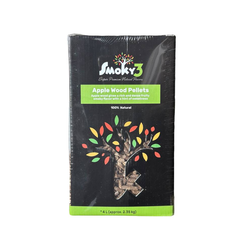 a black package with green and white text