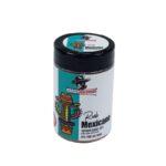 מיכל תבלינים עם הכיתוב "Rub Mexicano" של Crazy Gaucho, עם איור קקטוס צבעוני ומכסה שחור.